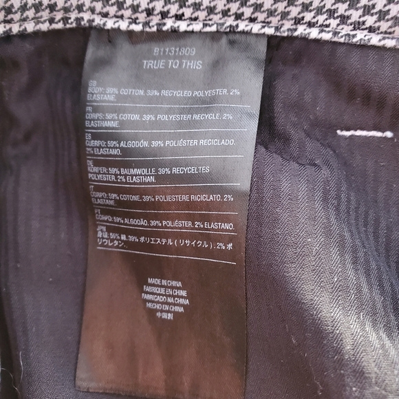 Volcom Pants Women's Size 26 Black And White Herringbone - Picture 10 of 14